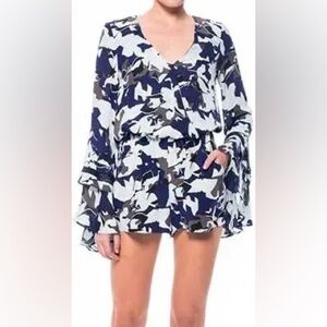 PARKER VILLA SILK ROMPER